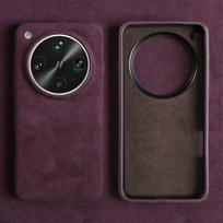Alcantara Suede Case for Oppo Find X9 Ultra X8 Pro X7 Business Slim Fit Luxury Minimalist Full Body Shockproof Solid Color Protective Cover OPPO Find X7 black
