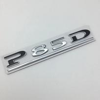 P75D P85D P90D P100D Underline ABS Letters Emblem for Model 3 Model X Model S Car Styling Trunk Badge Sticker Red Black oranžinė
