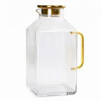 3800 Ml Glass Pitcher Versatile for Iced Tea white