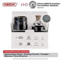 HiBREW H4C Portable Espresso Coffee Machine 51MM or 58MM Barista Bottomless Kit IMS Filter Basket Nes DG Capsule 3 51mm IMS Basket Kit China