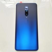 back cover For Oneplus 7 Pro 7pro Glass Back backshell Cover Rear Housing Panel Case Replacement With Camera Lens Adhesive mėlyna