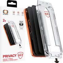 Tel Protect Dust-Free Easy Fit Privacy Full Glue 6D Tempered Glass for Iphone 18 Pro Max black