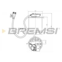 Kuro filtras BREMSI FE0824