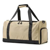 Couple Wet and Dry Sports Training Gym Bag with Shoe Bin Large Capacity Short-distance Luggage Bag Can Be Used To Cover Pull Rod chaki