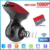 Automobilio WIFI vairavimo registratorius 1080P vieno objektyvo naktinio matymo vaizdo registratoriai palaiko G jutiklį, kilpinį vaizdo įrašą, mobilųjį stebėjimą, stovėjimo stebėjimą WIFI version +32G TF Card juoda