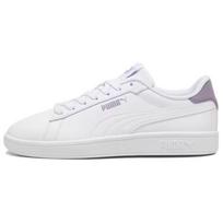 Puma Smash 3.0 Soft Comfortable Low-Top Sneakers Unisex Sneakers White Purple 390987-23 46 white