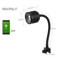 Atsparus vandeniui Aqua Week Mini žuvų tvenkinio augalų apšvietimas Priedai Terariumo reikmenys Mini7pro-F Akvariumo LED black