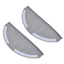 2Pcs Robot Vacuum Replacement Mopping Cloths Strong Water Absorption Soft Microfiber Washable Replacement Mopping Cloths gray