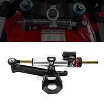 Skirtas „Honda CBR600RR CBR 600 RR CBR 600RR 2005-2006“ motociklo vairo amortizatoriaus stabilizatoriui linijiniam atvirkštiniam saugumui Installation kit B black