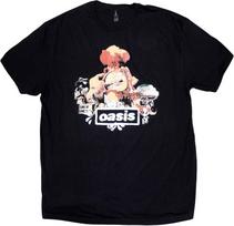 Oasis Dig Out Your Soul Atomic Collage Band Logo T Shirt Black XXXL juoda