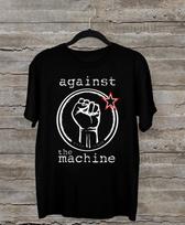 NEW Rage Against The Machine Logo Classic Black All Size Gift t-Shirt Unisex T-Shirt XXXL gray