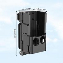 DJI OSMO POCKET 3 Multi-Function Expansion Frame Protective Adapter Clip black