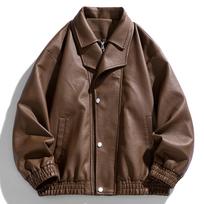 Men's Spring And Fall Stand Collar Long Sleeve Cardigan Jacket Men's Casual Fashion Coat Tops M ruda