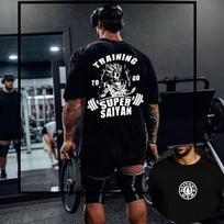 Dragon Ball Japanese Anime Men Women Jogger Gym T-Shirt Boys Children Short Sleeve Kids Goku Tee Summer Top Clothing 2026 4XL black