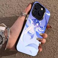 G-Genshin Impact C-Columbina Phone Case For iPhone 17,16,15,14,13,12,11,Pro,X,Xs,MAX,Plus TPU Soft To Skin-friendly Cover iPhone14 black