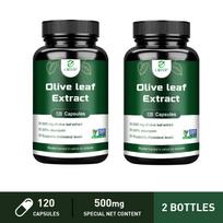 Olive leaf extract, 500 mg per serving, gentle and easily absorbed, suitable for both men and women. 120*2