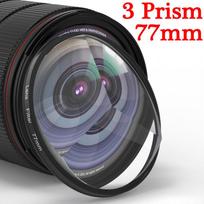 KnightX Kaleidoscope Prism Swirl Filter Special Effects Photography Accessories Lens ND UV Variable 58/62/67/72/77/82mm 77mm gray