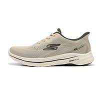 Skechers Edgeride Soft Sole Slip-Ons Versatile Cushioning Sports Fitness Durable Low-Top Casual Shoes Men sneakers 216797-TPE 45 beige