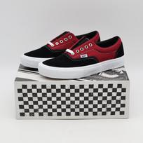 VN000ECRBDK Vans Skate Era  Black/Dark Red  (Men's) 7.5