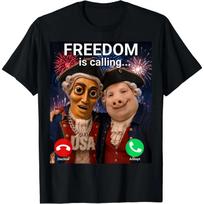 John Pork Fourth Of July Tung Tung Tung Sahur Tshirt 4XL brown