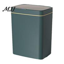 Hands Free Trash Can Motion Sensor Can, Waterproof Automatic Garbage Bin for Bathroom, Narrow Gap Design 15/18L Touchless Waste Basket Kitchen Office A