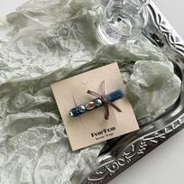 Korean Lightweight Zirconia Bow Denim Side Bangs Hair Clip