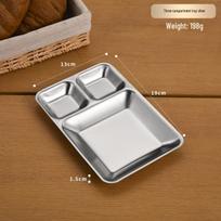 Stainless Steel Korean BBQ Grill Pan with Integrated Sauce Compartments gray