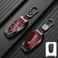 High-End Metal Key Case for Citroen C5, DS5, DS6, C4L, and LS Models black
