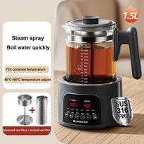 Xiaomi 1.5L Smart Electric Kettle Multifunction Steam Teapot Temperature Control Health Pot Office Glass Flower Teapot Auto Keep Warm EU