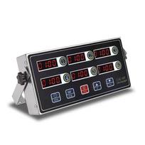 LED Digital Screen Commercial Kitchen Timer US/EU Plug Cooking Reminder  Restaurant 6 Channel-US Plug