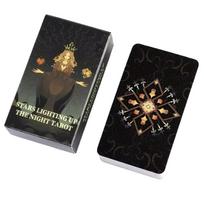 Night Sky Tarot Card Deck With Engaging Logic Puzzle For Game Night Entertainment gray