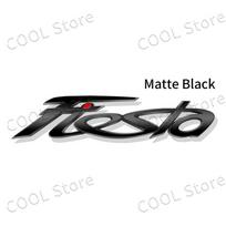 3D Chrome Metal Letter Logo Car Styling Side Fender Tail TrunkQ4 Decal Sticker Badge For Ford Fiesta Emblem MK3 MK4 MK5 Accessorie