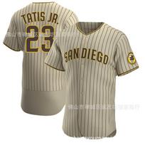 San Diego Padres Fernando Tatis Jr 23 Fan Baseball Jersey Unisex Cotton Blend Performance Shirt Fall XL beige