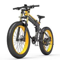 Lankeleisi XT750 Plus 1000W Elektrinis riebalų padangų dviratis 48V 17.5Ah Pilnai amortizuojantis sulankstomas E-dviratis 26×4.0 ES sandėlyje Lankeleisi XT750 Plus yellow