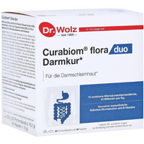 Gerųjų bakterijų kompleksas su B grupės vitaminais DR. WOLZ CURABIOM FLORA DUO, 20 pakelių + 40 kapsulių (-20% perkant 2 vnt.)