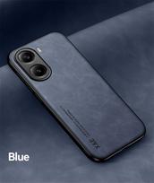 Xiaomi Poco X7 Pro 5G dėklas Prabangūs magnetiniai odiniai minkšti telefono dėklai Poko Little X7 Pro x 7pro 5G PocoX7 galinis dangtelis For Poco X7 Pro 5G mėlyna