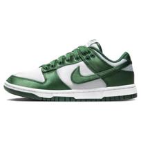 Nike Dunk Low Michigan State Satin Women's DX5931-100 36 gray