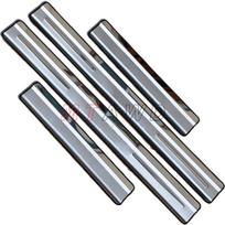 For Volkswagen/Vw Tiguan MK1 Accessory 2010-2014 2015 Stainless Chrome Car Door Sill Scuff Plate Protector Cover Trim Styling black