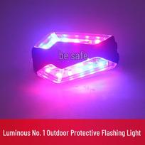 HN-JD26 Multi-Functional Strobe Shoulder Light: Red & Blue Flashing Security Warning for Night Patrol. Safety Warning purple
