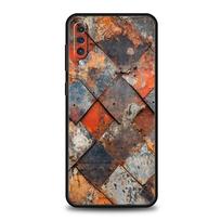 Phone Case for Samsung Galaxy A56 A36 A26 A06 A16 A24 A36 A54 A14 A42 A22 A20 A12 A10 5G Soft TPU Vintage Industrial Style Rusty Samsung A30 gray
