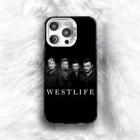 Juosta W-Westlife Dėklas telefonui iPhone 16 17 15 14 12 13 Pro Max Juodos spalvos Atsparus smūgiams dangtelis iPhone17promax