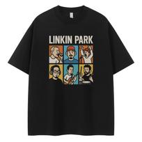 Linkin Park T-Shirt, Soft Fabric Casual Daily Wear S beige
