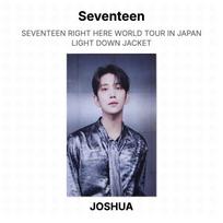 Seventeen RIGHT HERE WORLD TOUR IN JAPAN LIGHT DOWN JACKET Official Photocard JOSHUA gray