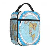 Bestselling Gleason S New Standard Map Of The World Transparent Detail Carry Lunch Bag Long Drive Waterproof Lunch Bag One Size black