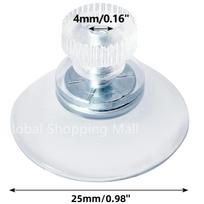 20/50/100PCS Plastic Suction Cups with Screw 25/32/41/53 mm Clear PVC Sucker Pads Strong Adhesive Suction Holder with Screw Nut 20 PCS
