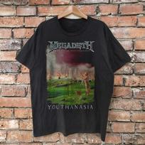 Megadeth Youthanasia Album Heavy Metal Band Black Cotton Tshirt Size S5XL Unisex T-Shirt M gray