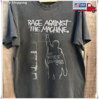 Rage Against The Machine The Battle Unisex Charcoal T-shirt, Size S- XXL black