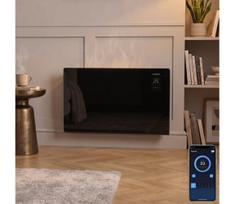 ZEVENTI - Išmanusis sieninis elektrinis konvektorius su ekranu 2000W/230V Wi-Fi Nr.