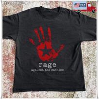 Rage Against the Machine Classic Band T-shirt, Unisex Black T-shirt, Size S-5XL Unisex T-Shirt L black