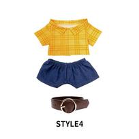 Popular Fuggler Model Outfit Western Cowboy Look Clothes Comical Homely Beast Charming Comical Dress Up Accents Keepsake Decor Keepsake Genuine yellow